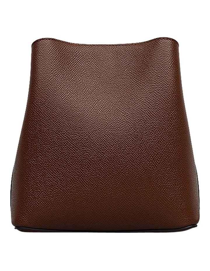 Dukes Place Texture Small Crossbody Bag in Chocolate image 2