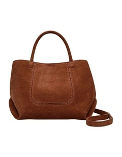 The Compton Small Tote Bag in Russet