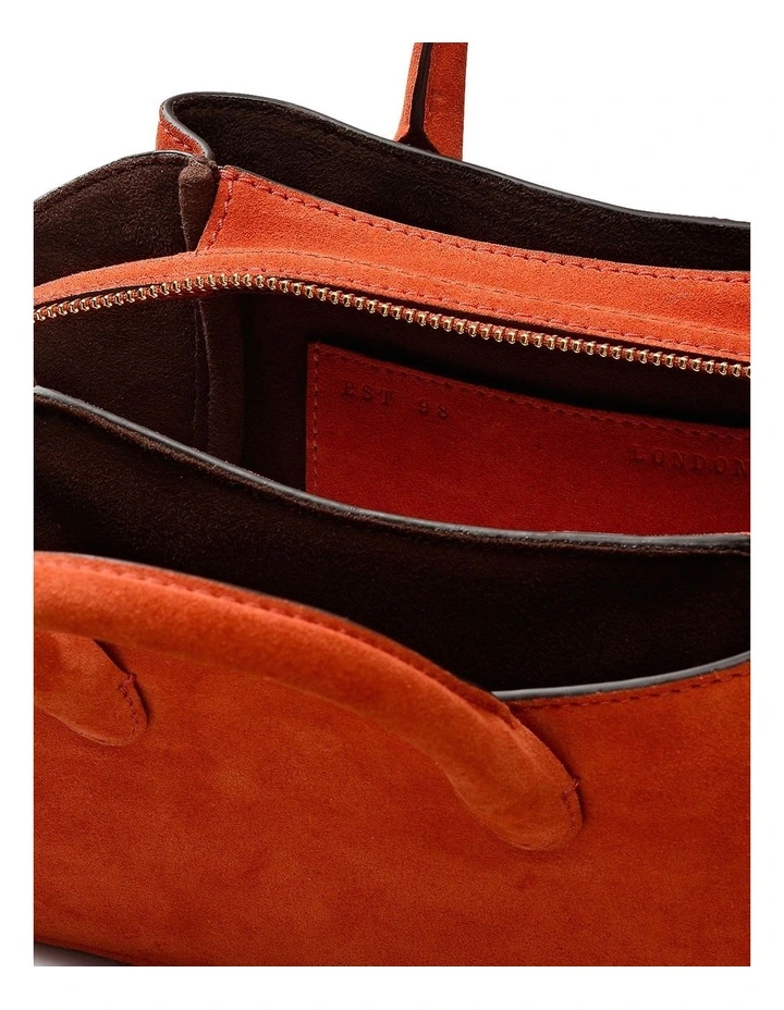 The Romilly Small Tote Bag in Flame image 6