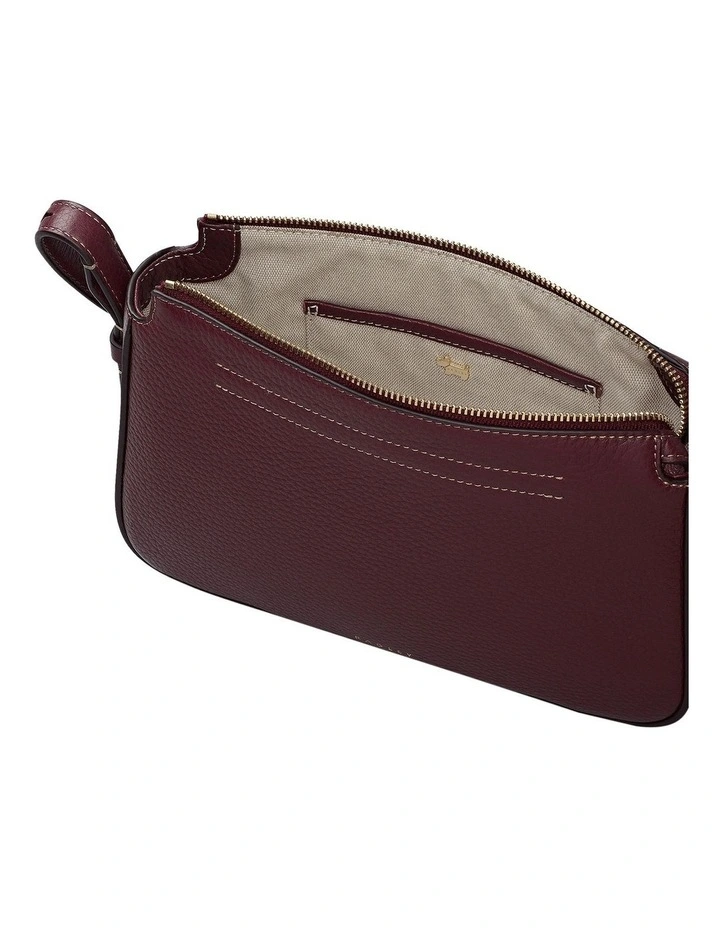 Oak Street Small Crossbody Bag in Dark Cherry image 3