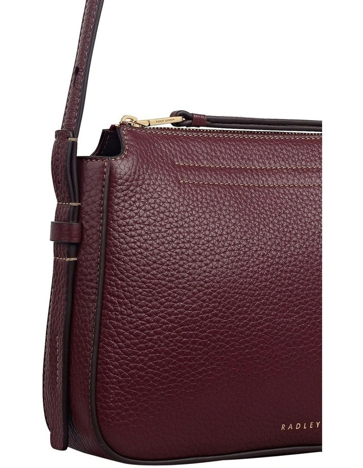 Oak Street Small Crossbody Bag in Dark Cherry image 4