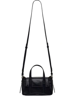 The Chancery High Shine Tote Bag in Black