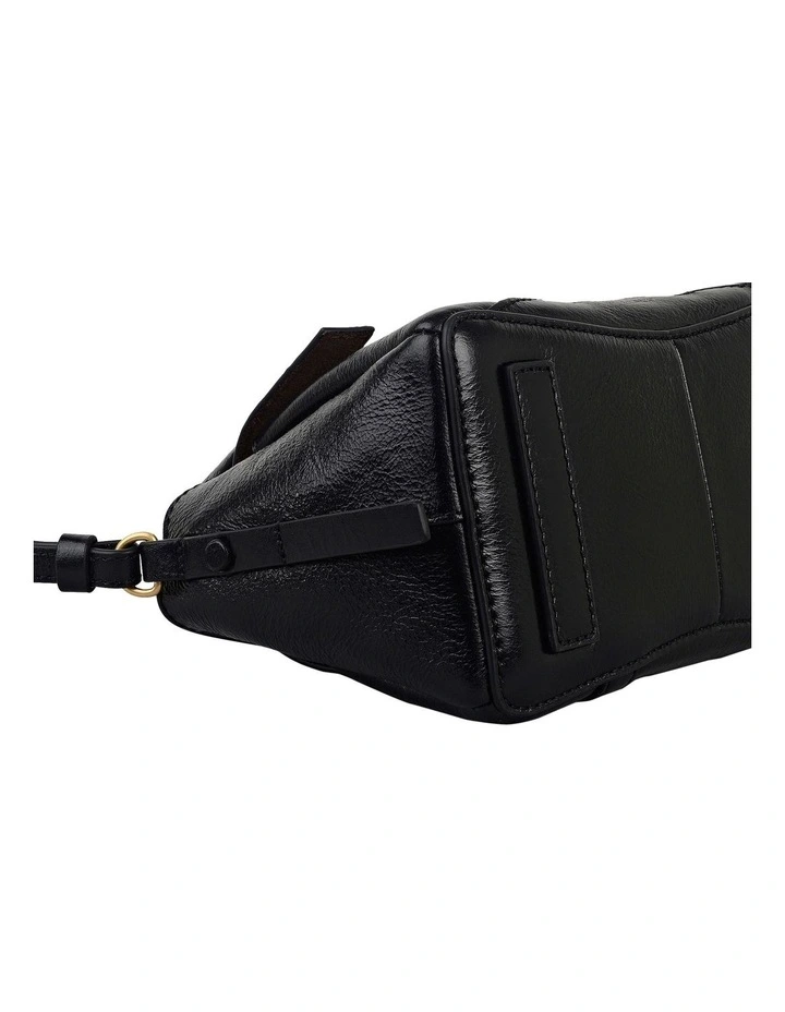 The Chancery High Shine Tote Bag in Black image 4