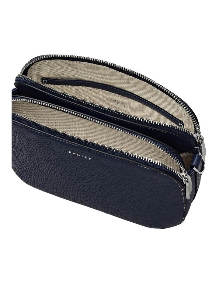 Dukes Place Icon Medium Crossbody Bag in Naval image 4
