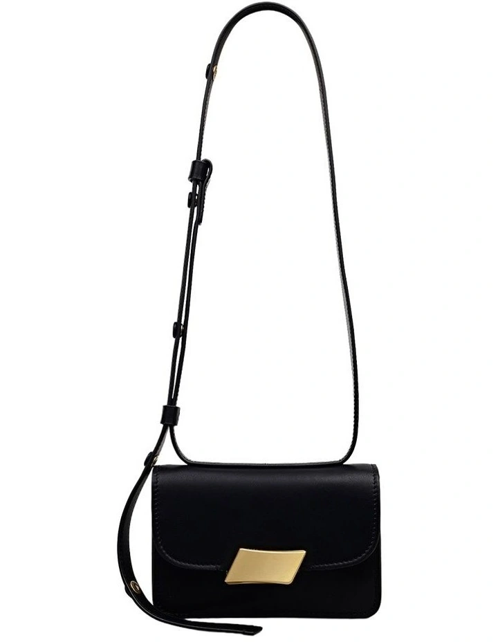 The Belsize Mini Crossbody Bag in Black image 1