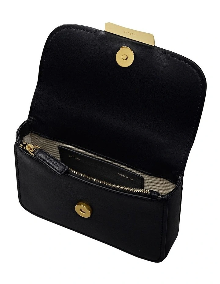 The Belsize Mini Crossbody Bag in Black image 3