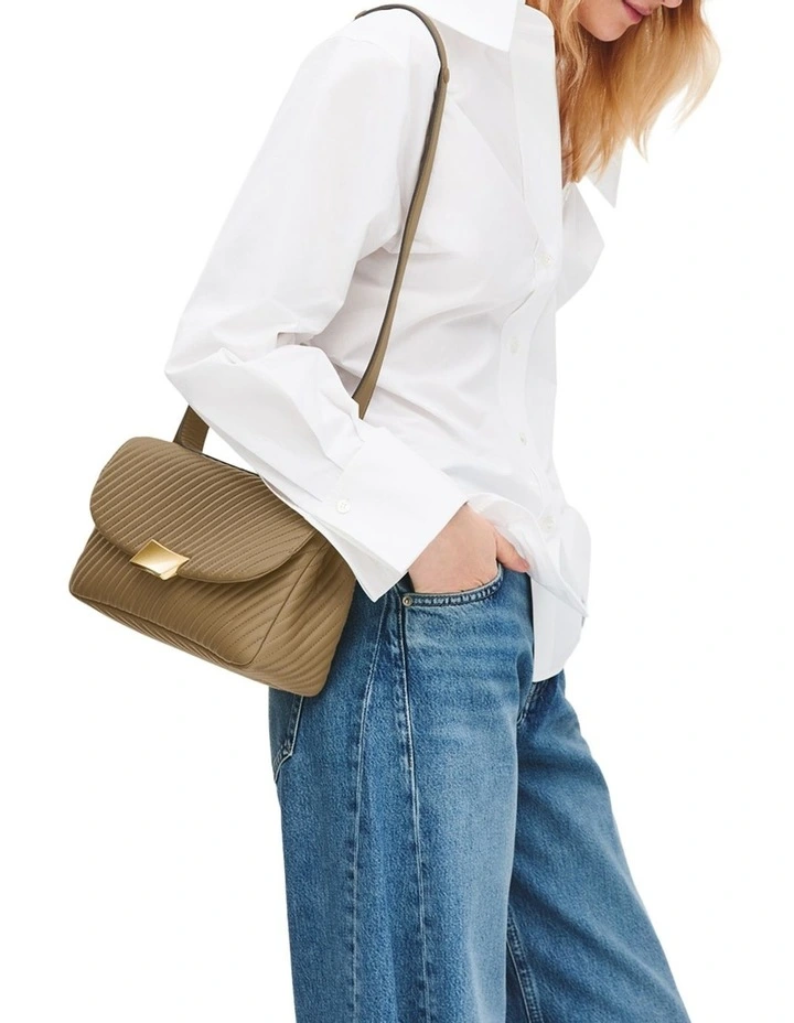 The Belsize Mini Crossbody Bag in Acorn image 3