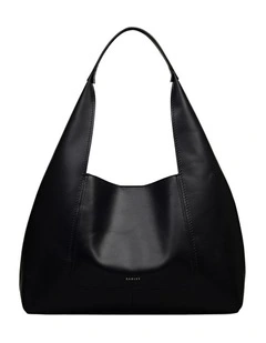 The Maudie Large Shoulder Bag in Black