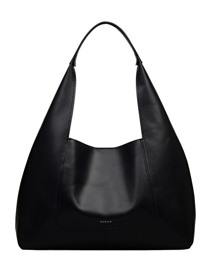 The Maudie Large Shoulder Bag in Black image 1