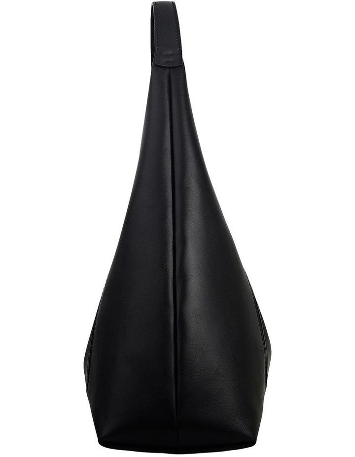 The Maudie Large Shoulder Bag in Black image 4