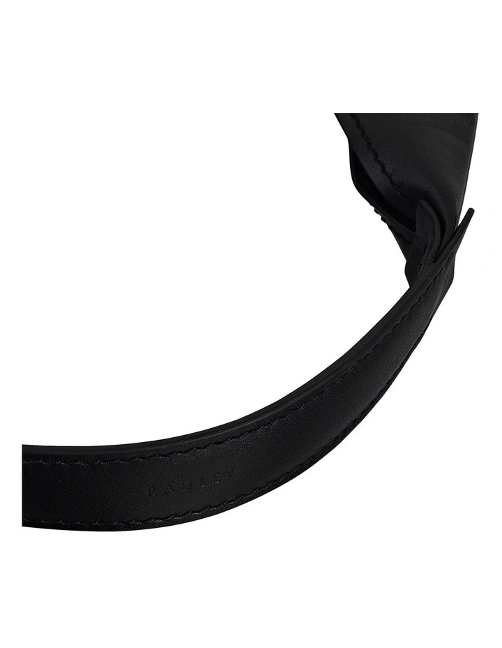 The Maudie Large Shoulder Bag in Black image 5