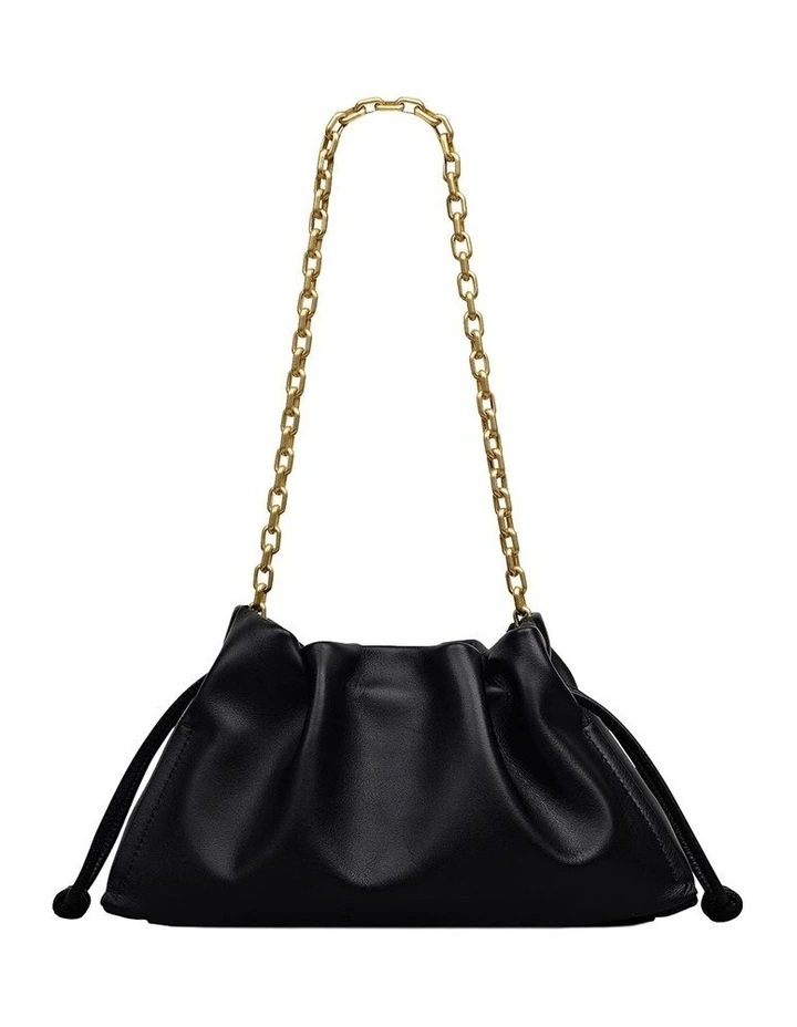 The Roxburgh Medium Shoulder Bag in Black image 2