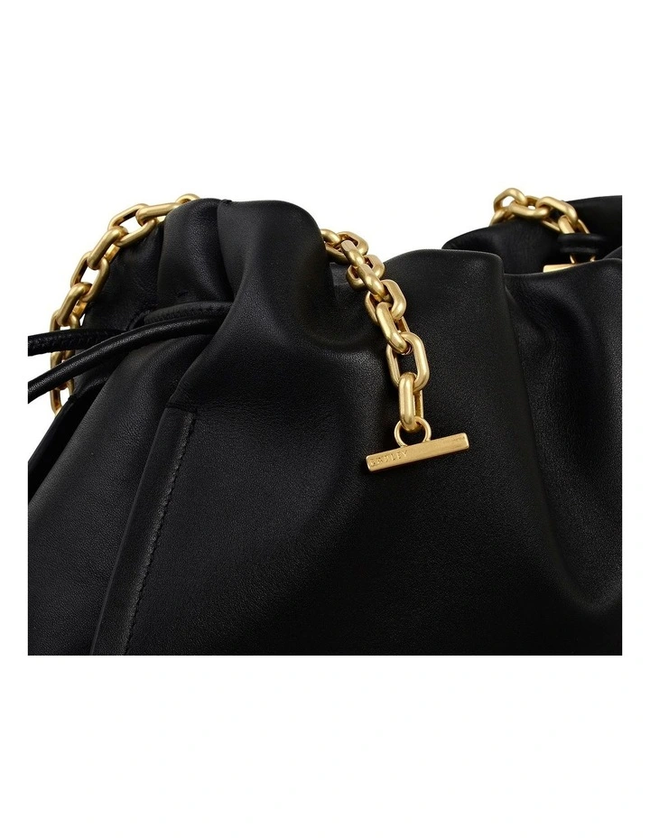 The Roxburgh Medium Shoulder Bag in Black image 5