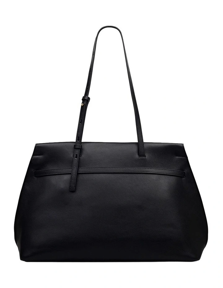 The Christina Shoulder Bag in Black image 2