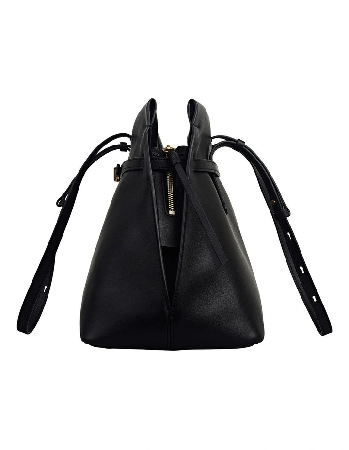 The Christina Shoulder Bag in Black image 5