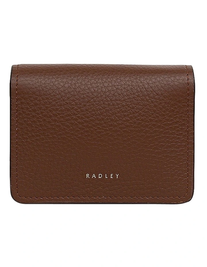 Chester Road Small Credit Card Holder in Chocolate image 1