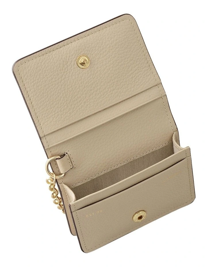 Chester Road Small Credit Card Holder in Chocolate image 3