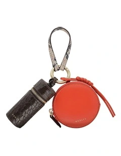 Nicholas Road Small Bag Charm in Flame
