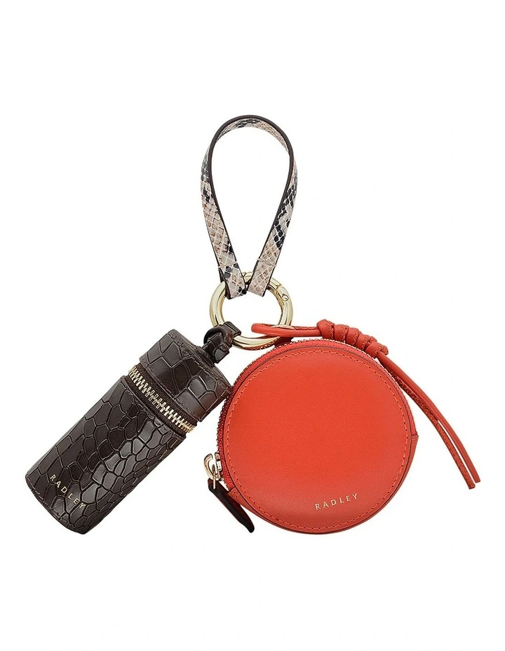 Nicholas Road Small Bag Charm in Flame image 1