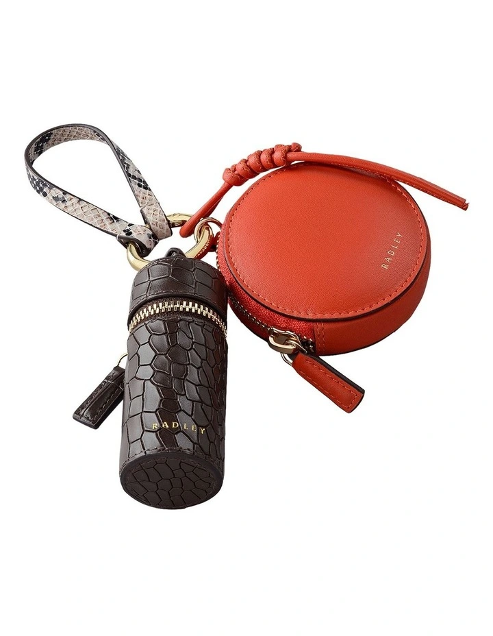 Nicholas Road Small Bag Charm in Flame image 3