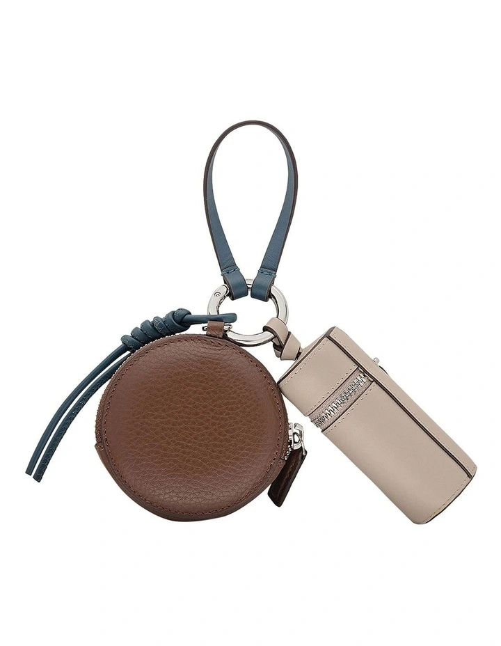 Nicholas Road Small Bag Charm in Chocolate image 1