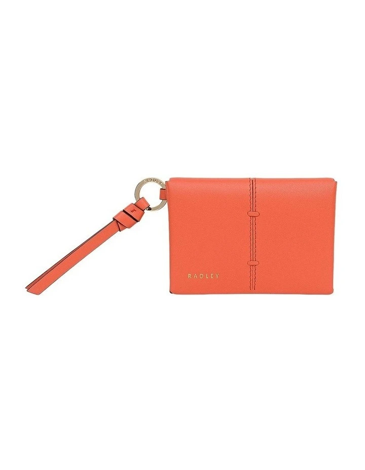 The Connaught Small Credit Card Holder in Lobster image 1