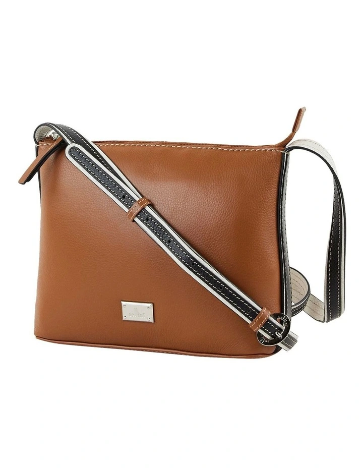 Milford Leather Crossbody in Tan Multi image 2