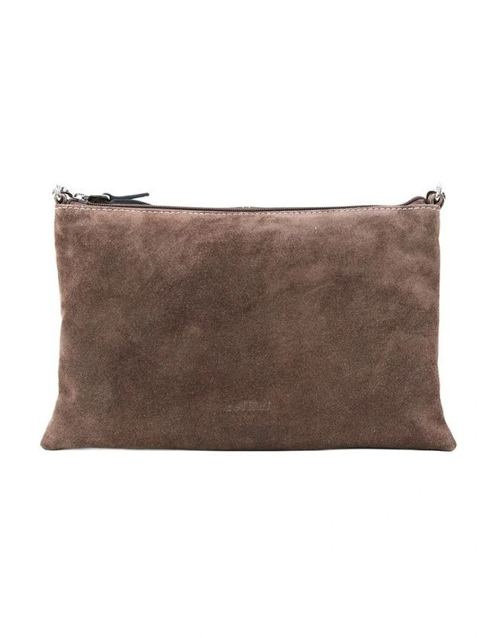 Montego Suede Crossbody Bag in Espresso image 3
