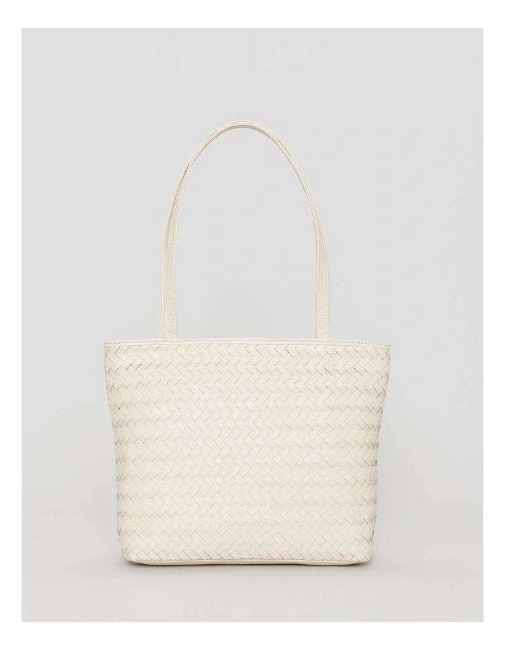 Miami Tote Bag in Cream image 1