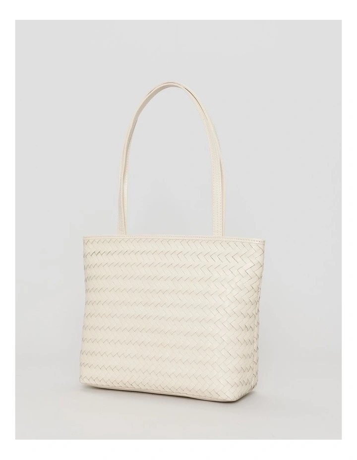 Miami Tote Bag in Cream image 2