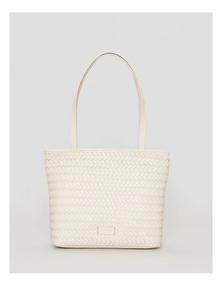 Miami Tote Bag in Cream image 3