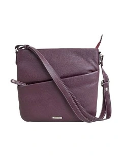 Swerve Crossbody Bag in Mulberry