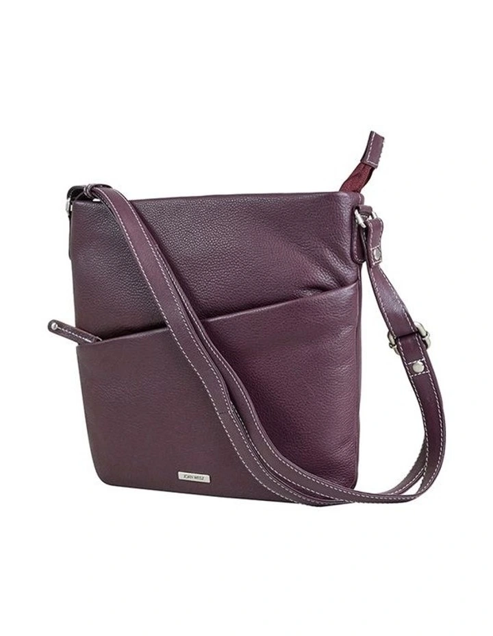 Swerve Crossbody Bag in Mulberry image 2