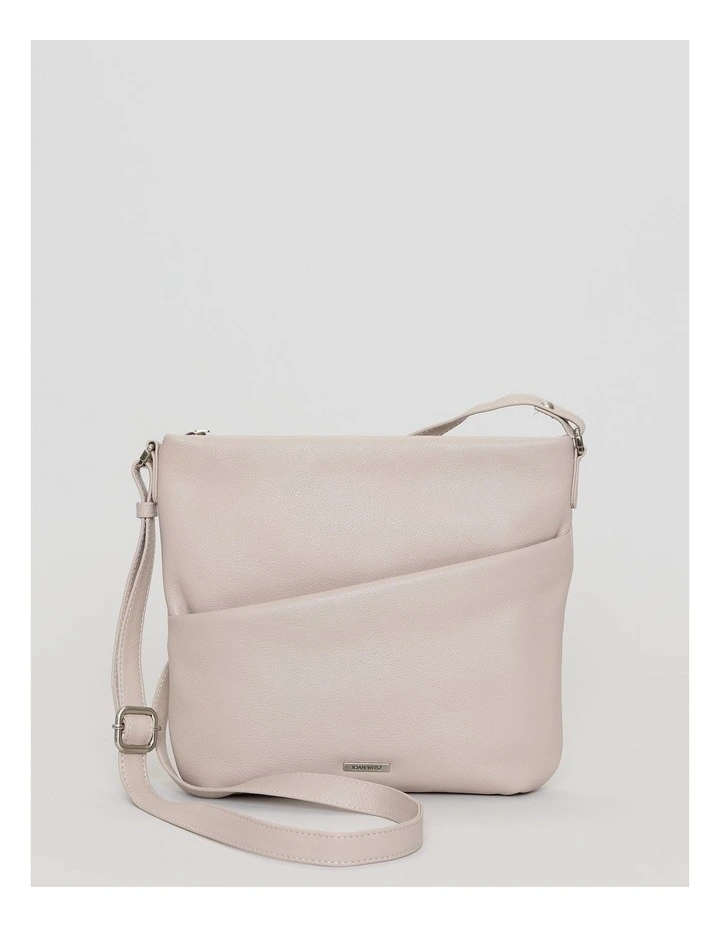 Swerve Crossbody Bag in Beige image 1