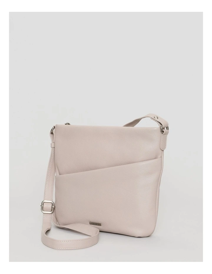 Swerve Crossbody Bag in Beige image 2