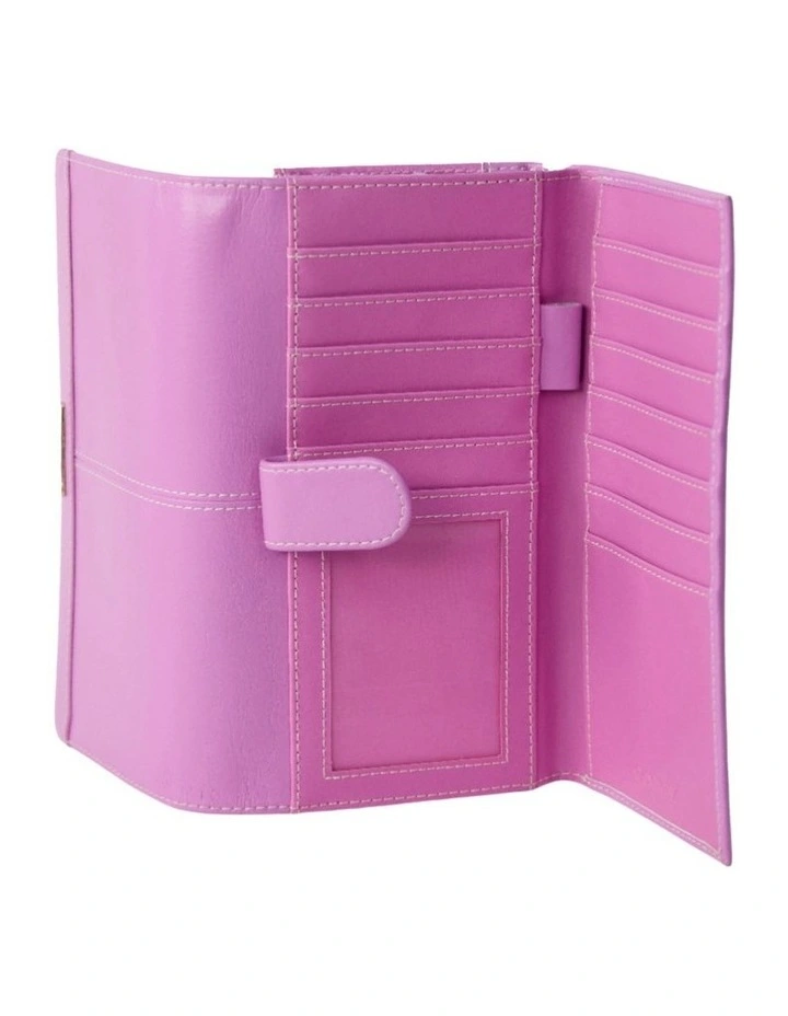 Dakota Large Wallet in Orchid image 3