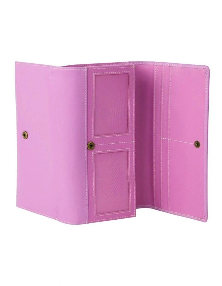 Dakota Large Wallet in Orchid image 4