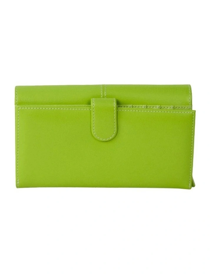 Dakota Large Wallet in Lime image 2