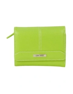 Dakota Small Wallet in Lime