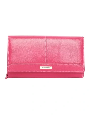 Dakota Flap Over Wallet in Pink