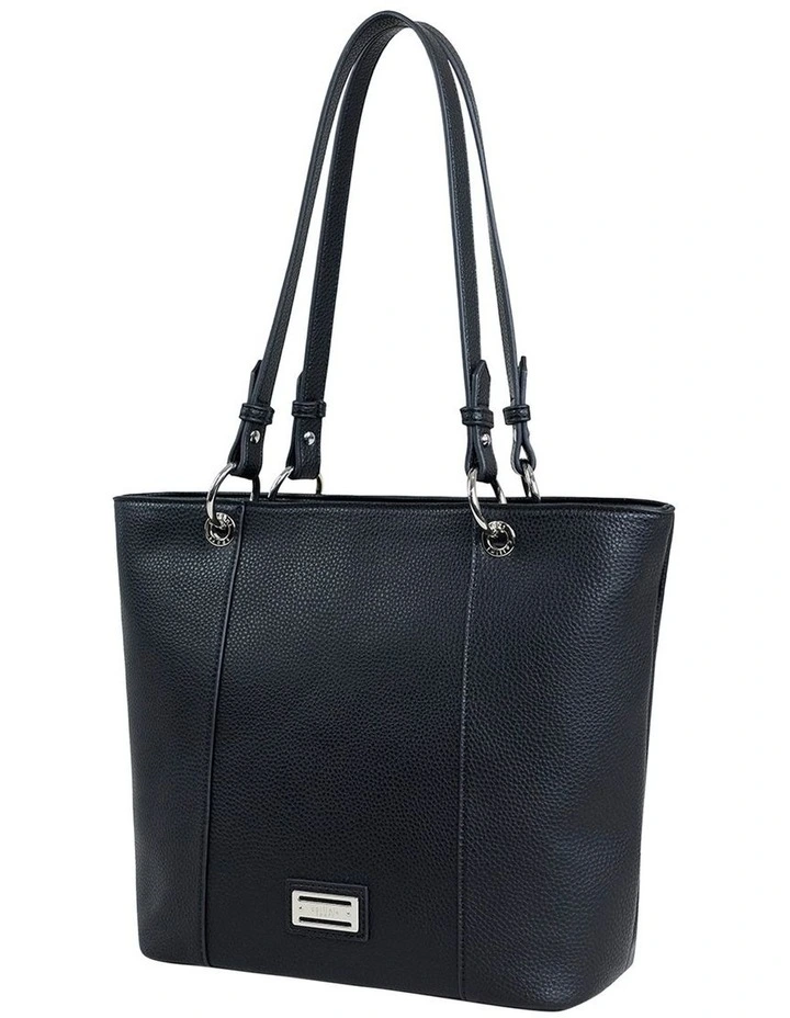 Angie Tote Bag in Black image 2