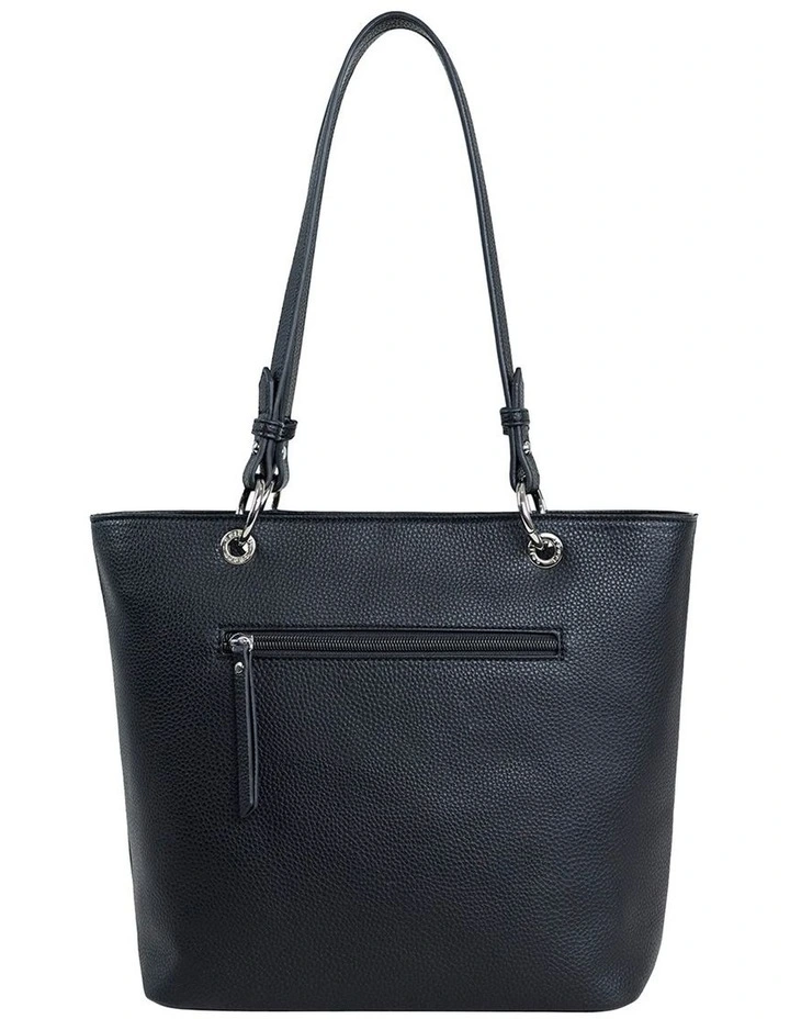 Angie Tote Bag in Black image 3