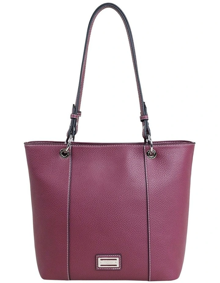 Angie Tote Bag in Plum image 1
