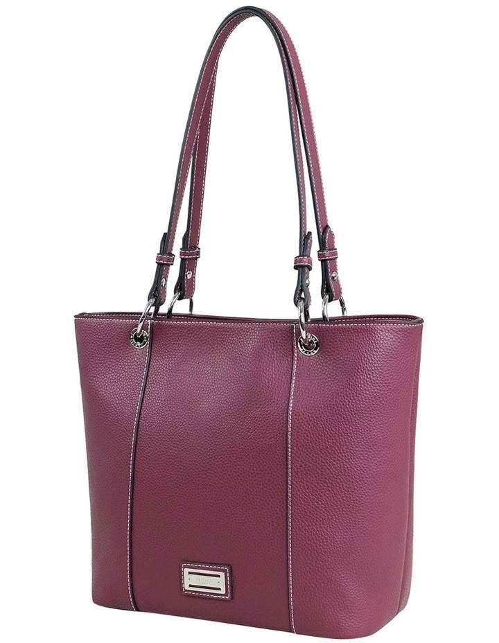 Angie Tote Bag in Plum image 2