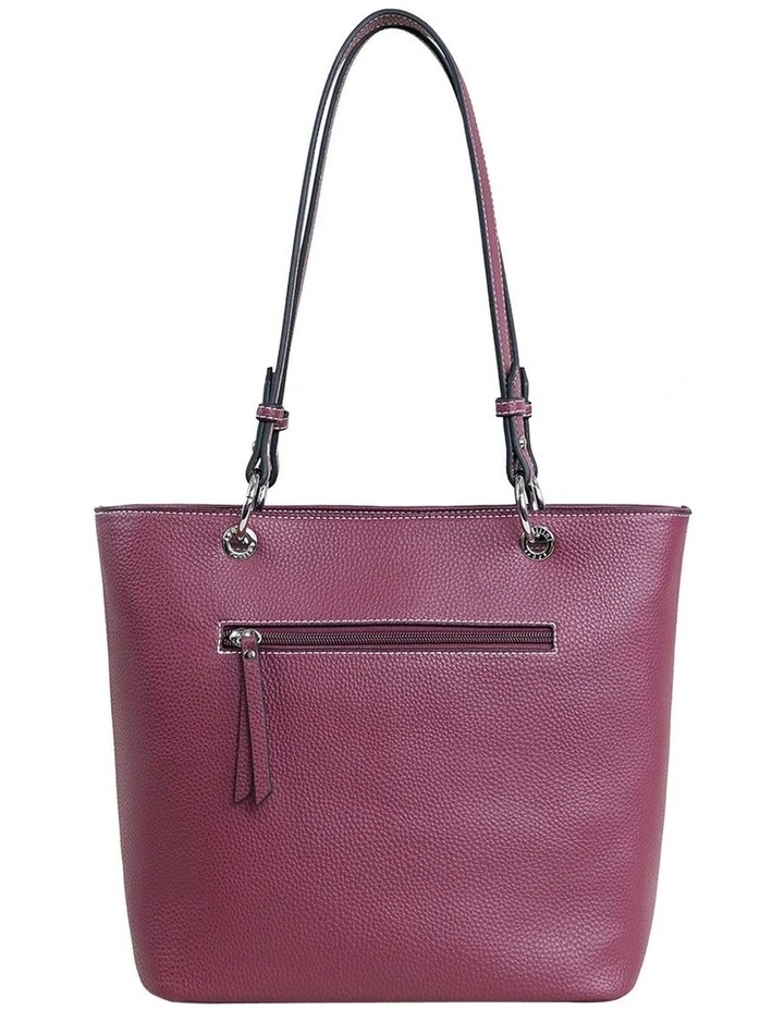 Angie Tote Bag in Plum image 3