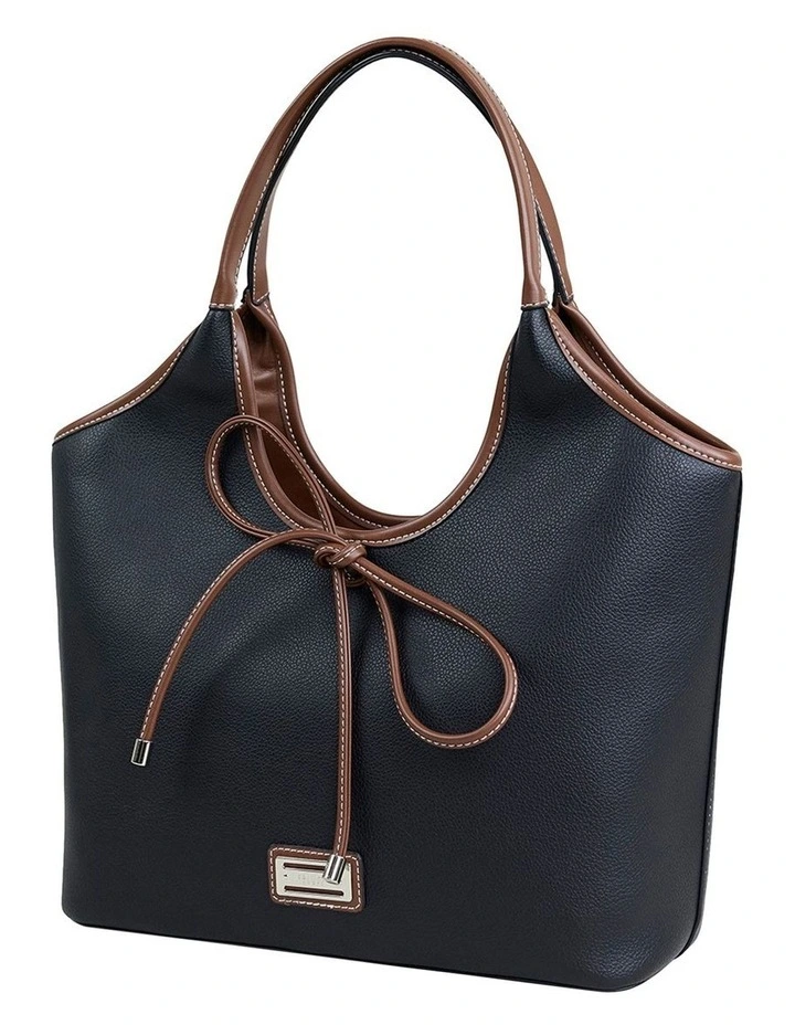 Fiona Tote Bag in Black image 2