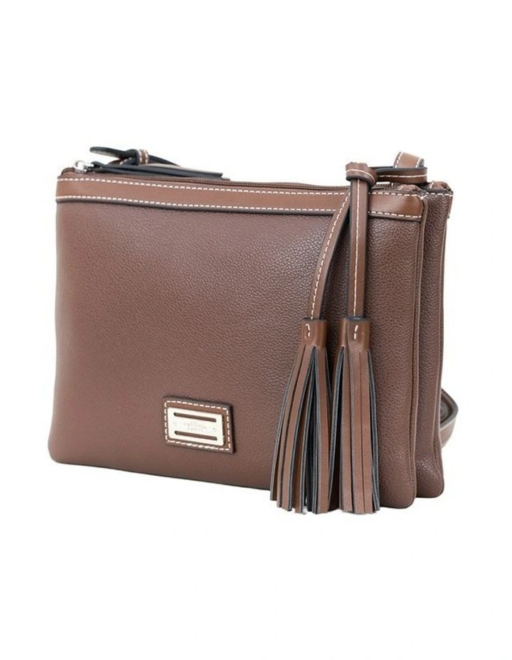 Jen Crossbody Bag in Brown image 2