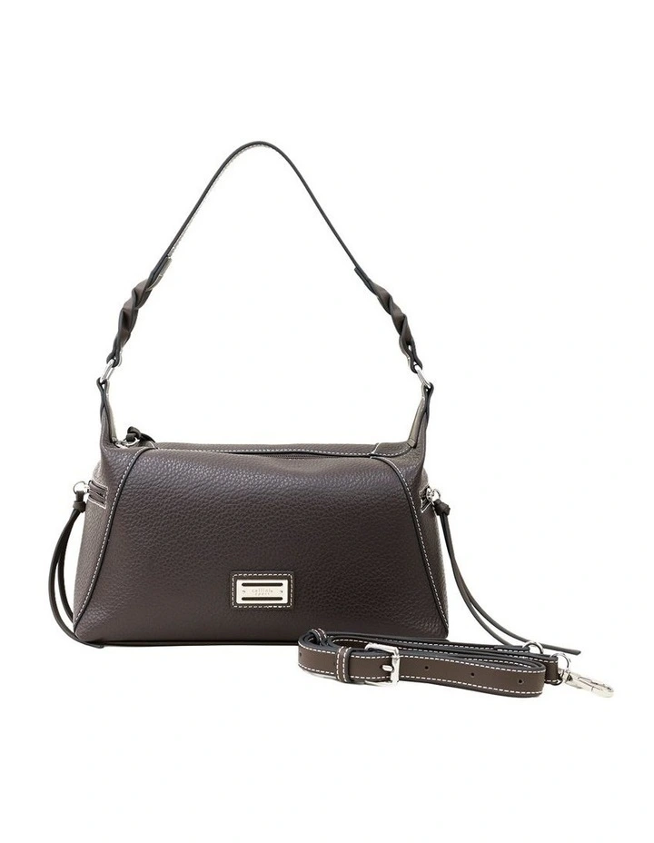Edith Shoulder Bag in Chocolate image 1