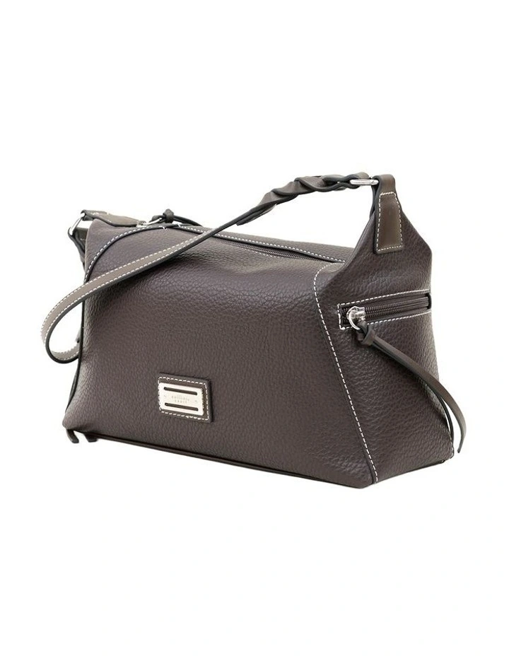 Edith Shoulder Bag in Chocolate image 2