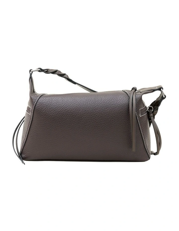 Edith Shoulder Bag in Chocolate image 3